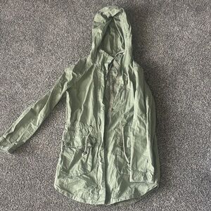 Green Hooded Jacket